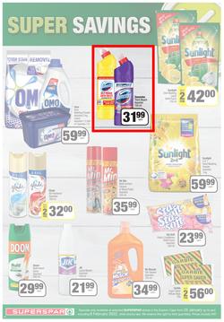 SUPERSPAR EASTERN CAPE : Lower Than Low Prices (25 January - 6 February 2022) Valid In | Bluewater Bay, Amalinda, Knysna, Heather Park, Jeffery's Bay, Rosehill, Protea, Sedgefield, Spandau, page 10