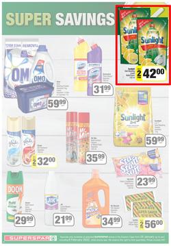 SUPERSPAR EASTERN CAPE : Lower Than Low Prices (25 January - 6 February 2022) Valid In | Bluewater Bay, Amalinda, Knysna, Heather Park, Jeffery's Bay, Rosehill, Protea, Sedgefield, Spandau, page 10