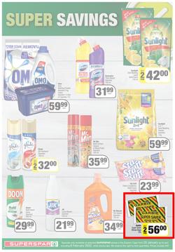 SUPERSPAR EASTERN CAPE : Lower Than Low Prices (25 January - 6 February 2022) Valid In | Bluewater Bay, Amalinda, Knysna, Heather Park, Jeffery's Bay, Rosehill, Protea, Sedgefield, Spandau, page 10