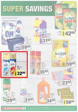 SUPERSPAR EASTERN CAPE : Lower Than Low Prices (25 January - 6 February 2022) Valid In | Bluewater Bay, Amalinda, Knysna, Heather Park, Jeffery's Bay, Rosehill, Protea, Sedgefield, Spandau, page 10