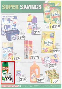 SUPERSPAR EASTERN CAPE : Lower Than Low Prices (25 January - 6 February 2022) Valid In | Bluewater Bay, Amalinda, Knysna, Heather Park, Jeffery's Bay, Rosehill, Protea, Sedgefield, Spandau, page 10