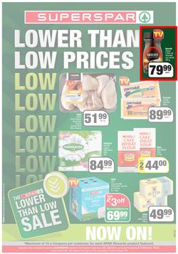 SUPERSPAR EASTERN CAPE : Lower Than Low Prices (25 January - 6 February 2022) Valid In | Bluewater Bay, Amalinda, Knysna, Heather Park, Jeffery's Bay, Rosehill, Protea, Sedgefield, Spandau, page 1