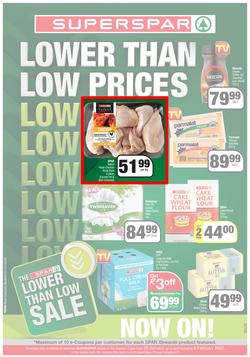 SUPERSPAR EASTERN CAPE : Lower Than Low Prices (25 January - 6 February 2022) Valid In | Bluewater Bay, Amalinda, Knysna, Heather Park, Jeffery's Bay, Rosehill, Protea, Sedgefield, Spandau, page 1
