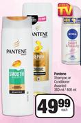 Pantene Shampoo Or Conditioner Assorted-360ml/400ml Each