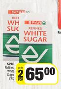 Spar Refined White Sugar-For 2 x 2Kg