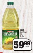 Spar Sunflower Oil-2L Each