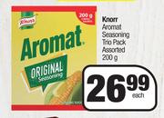 Knorr Aromat Seasoning Trio Pack Assorted-200g Each