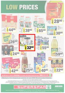 SUPERSPAR EASTERN CAPE : Lower Than Low Prices (25 January - 6 February 2022) Valid In | Bluewater Bay, Amalinda, Knysna, Heather Park, Jeffery's Bay, Rosehill, Protea, Sedgefield, Spandau, page 12