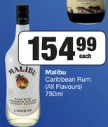 Malibu Caribbean Rum (All Flavours)-750ml Each