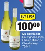 Du Toitskloof Sauvignon Blanc, Chenin Blanc Or Chardonnay-For 2 x 750ml