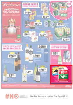 SUPERSPAR EASTERN CAPE : Lower Than Low Prices (25 January - 6 February 2022) Valid In | Bluewater Bay, Amalinda, Knysna, Heather Park, Jeffery's Bay, Rosehill, Protea, Sedgefield, Spandau, page 16
