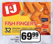 I&J Fish Fingers-800g Per Pack
