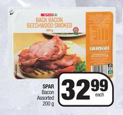 Spar Bacon Assorted-200g Each