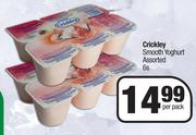 Crickley Smooth Yoghurt Assorted-6s Per Pack