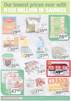 SUPERSPAR EASTERN CAPE : Lower Than Low Prices (25 January - 6 February 2022) Valid In | Bluewater Bay, Amalinda, Knysna, Heather Park, Jeffery's Bay, Rosehill, Protea, Sedgefield, Spandau, page 3