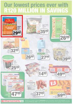 SUPERSPAR EASTERN CAPE : Lower Than Low Prices (25 January - 6 February 2022) Valid In | Bluewater Bay, Amalinda, Knysna, Heather Park, Jeffery's Bay, Rosehill, Protea, Sedgefield, Spandau, page 3