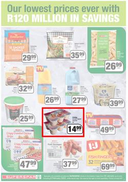 SUPERSPAR EASTERN CAPE : Lower Than Low Prices (25 January - 6 February 2022) Valid In | Bluewater Bay, Amalinda, Knysna, Heather Park, Jeffery's Bay, Rosehill, Protea, Sedgefield, Spandau, page 3