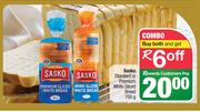 Sasko Standard Or Premium White Sliced Bread-700g