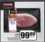 Spar Select Extended Shelf Life Pork Rump Steak-Per Kg