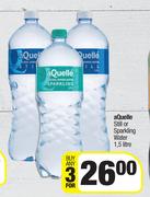 Aquelle Still Or Sparkling Water-For 3 x 1.5L