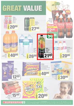 SUPERSPAR EASTERN CAPE : Lower Than Low Prices (25 January - 6 February 2022) Valid In | Bluewater Bay, Amalinda, Knysna, Heather Park, Jeffery's Bay, Rosehill, Protea, Sedgefield, Spandau, page 6