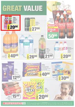 SUPERSPAR EASTERN CAPE : Lower Than Low Prices (25 January - 6 February 2022) Valid In | Bluewater Bay, Amalinda, Knysna, Heather Park, Jeffery's Bay, Rosehill, Protea, Sedgefield, Spandau, page 6