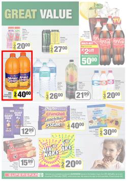 SUPERSPAR EASTERN CAPE : Lower Than Low Prices (25 January - 6 February 2022) Valid In | Bluewater Bay, Amalinda, Knysna, Heather Park, Jeffery's Bay, Rosehill, Protea, Sedgefield, Spandau, page 6