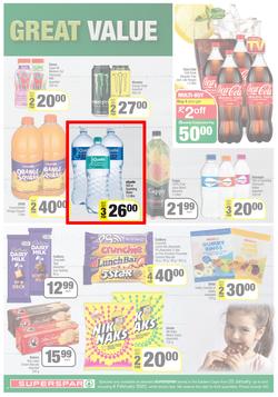 SUPERSPAR EASTERN CAPE : Lower Than Low Prices (25 January - 6 February 2022) Valid In | Bluewater Bay, Amalinda, Knysna, Heather Park, Jeffery's Bay, Rosehill, Protea, Sedgefield, Spandau, page 6