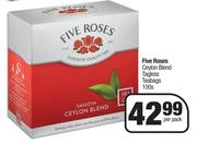 Five Roses Ceylon Blend Tagless Teabags-100s Per Pack