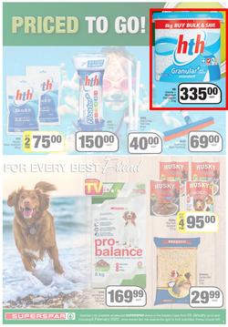 SUPERSPAR EASTERN CAPE : Lower Than Low Prices (25 January - 6 February 2022) Valid In | Bluewater Bay, Amalinda, Knysna, Heather Park, Jeffery's Bay, Rosehill, Protea, Sedgefield, Spandau, page 9