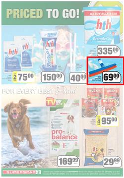 SUPERSPAR EASTERN CAPE : Lower Than Low Prices (25 January - 6 February 2022) Valid In | Bluewater Bay, Amalinda, Knysna, Heather Park, Jeffery's Bay, Rosehill, Protea, Sedgefield, Spandau, page 9