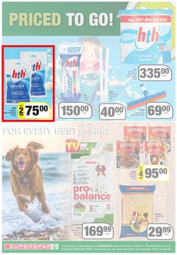 SUPERSPAR EASTERN CAPE : Lower Than Low Prices (25 January - 6 February 2022) Valid In | Bluewater Bay, Amalinda, Knysna, Heather Park, Jeffery's Bay, Rosehill, Protea, Sedgefield, Spandau, page 9