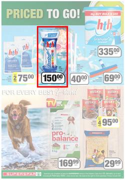 SUPERSPAR EASTERN CAPE : Lower Than Low Prices (25 January - 6 February 2022) Valid In | Bluewater Bay, Amalinda, Knysna, Heather Park, Jeffery's Bay, Rosehill, Protea, Sedgefield, Spandau, page 9