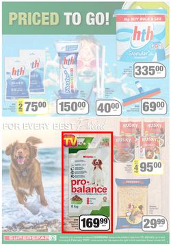 SUPERSPAR EASTERN CAPE : Lower Than Low Prices (25 January - 6 February 2022) Valid In | Bluewater Bay, Amalinda, Knysna, Heather Park, Jeffery's Bay, Rosehill, Protea, Sedgefield, Spandau, page 9