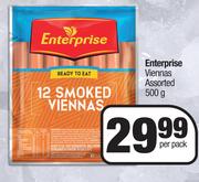Enterprise Viennas Assorted-500g Per Pack