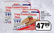 Spar Southern Style Crumbed Chicken Range-500g Each