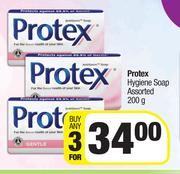 Protex Hygiene Soap Assorted-For Any 3 x 200g