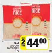 Spar Long Grain Parboiled Rice-For 2 x 2kg
