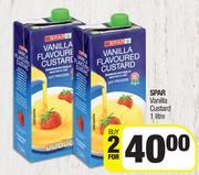 Spar Vanilla Custard-For 2 x 1Ltr