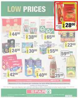 SPAR EASTERN CAPE : Lower Than Low Prices (25 January - 6 February 2022) Valid in Acres, Algoa Park, Aliwal North, Aspen, Burgersdorp. Cambridge, Camdeboo, Cradock, Crossways, Dagbreek, Fig Tree, page 8