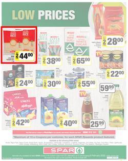 SPAR EASTERN CAPE : Lower Than Low Prices (25 January - 6 February 2022) Valid in Acres, Algoa Park, Aliwal North, Aspen, Burgersdorp. Cambridge, Camdeboo, Cradock, Crossways, Dagbreek, Fig Tree, page 8