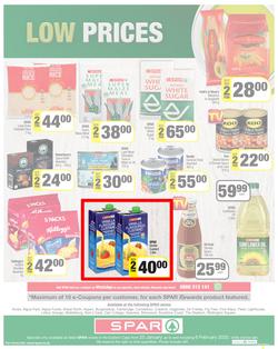 SPAR EASTERN CAPE : Lower Than Low Prices (25 January - 6 February 2022) Valid in Acres, Algoa Park, Aliwal North, Aspen, Burgersdorp. Cambridge, Camdeboo, Cradock, Crossways, Dagbreek, Fig Tree, page 8