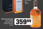 Monkey Shoulder The Original Blended Malt Scotch Whisky-750ml 