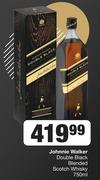 Johnnie Walker Double Black Blended Scotch Whisky-750ml 
