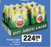 Amstel Lager Handies-24 x 330ml Per Case