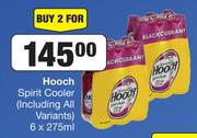 Hooch Spirit Cooler (Including All Variants)-For 2 x 6 x 275ml