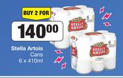 Stella Artois Cans-For 2 x 6 x 410ml