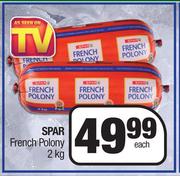 Spar French Polony-2Kg Each