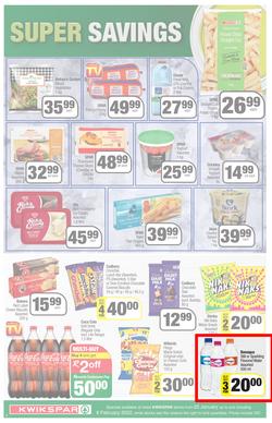 KWIKSPAR EASTERN CAPE : Lower Than Low Prices (25 January - 6 February 2022) Valid in Abbotsford, Beacon Isle, Beetlestone, Burt Drive, Butterworth, East End, Miramar, Rink Street, Spyros, page 2