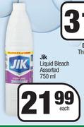 Jik Liquid Bleach Assorted-750ml Each